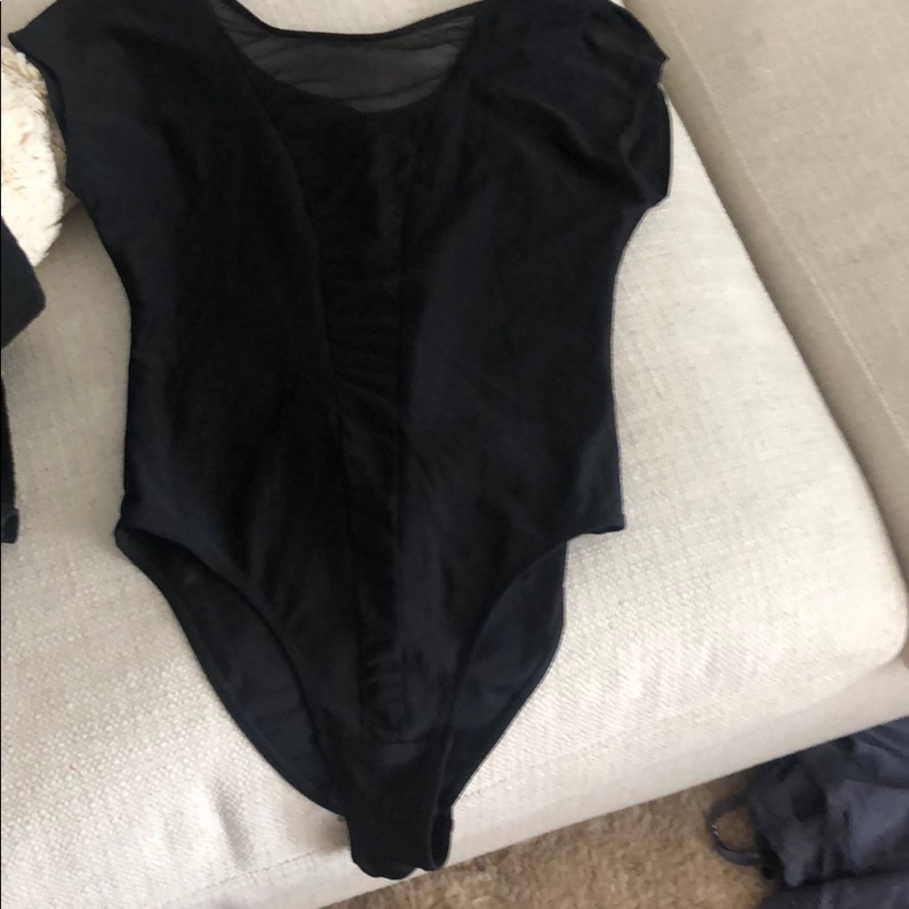 Mesh sexy leotard